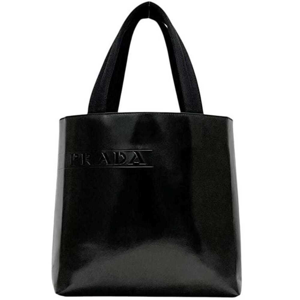 Prada Tote Bag, Black, BT0167, Perforated Leather, PRADA Handbag